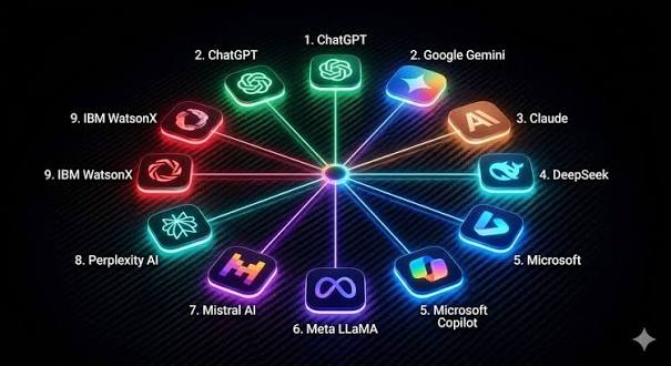 AI Tools illustration showing connected AI models